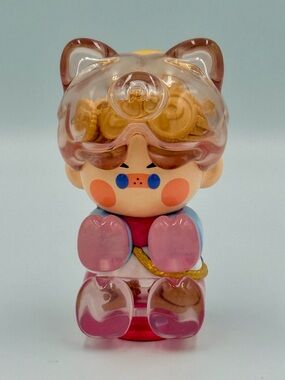 New POP MART PINO JELLY In Your Life Series - Piggy Bank With Coins Figurine